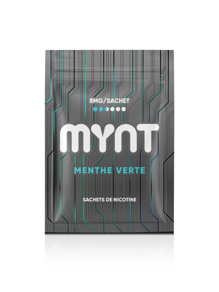 Mynt Pocket - Menthe verte 8 mg - sachets de nicotine