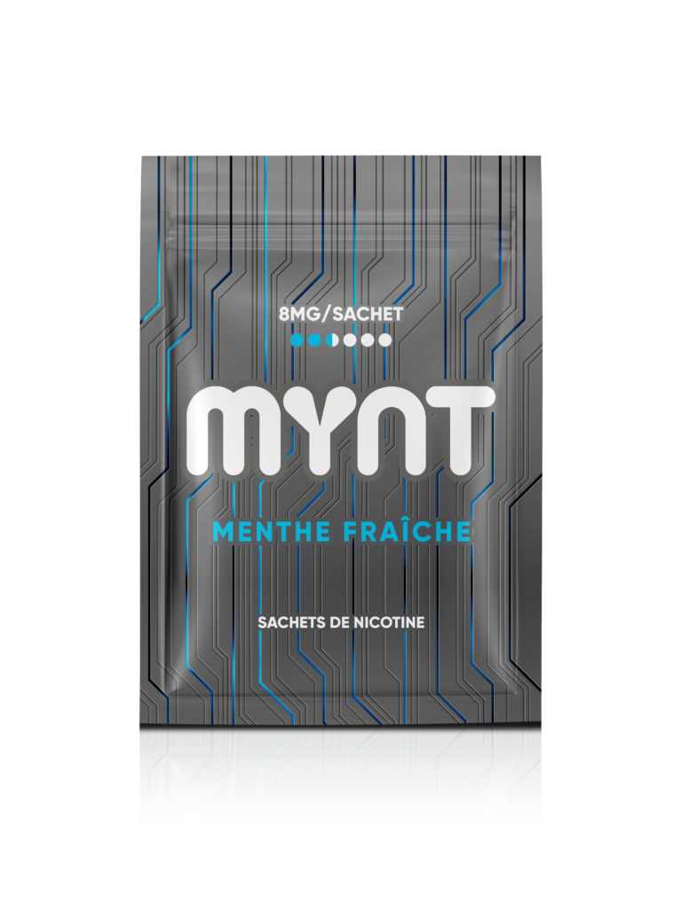 Mynt Pocket - Menthe fraîche 8 mg - sachets de nicotine